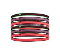 Under Armour Women's Standard Mini Headbands 6-Pack, (603) Dark Maroon/Misty Purple/Green Screen, One Size Fits All