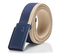 Under Armour Women's Stretch Webbing Belt, (412) Midnight Navy / Khaki Base / Midnight Navy, One size