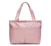 Under Armour Women's Studio Lite Tote, Water-Repellent Tote Bag with Zipper Close, Essential and Versatile Ladies' Sports Bag,Tourmaline Pink / / Maroon Mist,OSFM