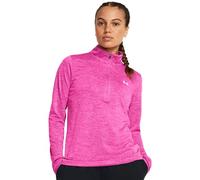 Under Armour Womens Tech 1/2 Zip- Twist Sweatshirt, Rebel Pink, XXL EU