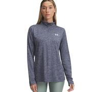 Under Armour - Womens Tech 1/2 Zip- Twist T Shirt, Color Downpour Gray (044), Size: Large