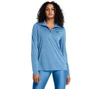 Under Armour Womens Tech Half Zip Track Top Viral Blue/Black L