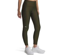 Under Armour Women's Tech Hi Ankle Leg, Super-Light Base Layer for Training and Sports, Women's Gym Leggings with Superior Coverage and Non-Slip Waistband,Expedition Green / / White,MD