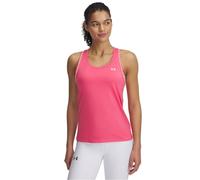 Under Armour Women's Tech Knockout Tank, Ultra-Light and Breathable Running Vest, Athletic Sleeveless Tank Top for Women, Super Pink / / White, LG