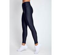 Under Armour Women's Tech HiRise Legging, Super-Light Base Layer for Training and Sports, Women's Gym Leggings with Superior Coverage and Non-Slip Waistband,Washed Navy / / White,SM