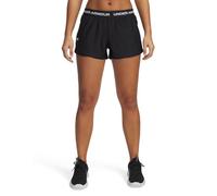 Under Armour Women's Tech Play Up Shorts, (001) Black / / White, XS