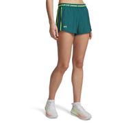 Under Armour Womens Tech Play Up Shorts, (338) Rack Green / / Hyper Green, XS