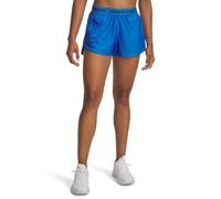 Under Armour Women's Tech Play Up Shorts, Soft and Lightweight Ladies' Shorts, Women's Gym Wear with Pockets and Low-Rise Waistband,Blue Atlantis / / Washed Navy,XS