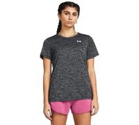 Under Armour Women's Tech Short Sleeve Crew Twist, Comfortable Women's T-Shirt with Fast-Drying Material, Breathable Sports T-Shirt for Women Black