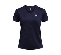 Under Armour Tech V-neck Twist Short Sleeve T-shirt Blue S Woman