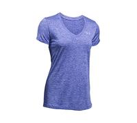 Under Armour Women's Tech Short Sleeve V - Twist, Short Sleeve & Breathable Running Shirt for Women, Ultralight T-Shirt with Loose Fit