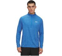 Under Armour Women's Tech Textured 1/2 Zip - Blue Atlantis/White - Size: Small