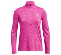 Under Armour Womens Tech Twist 1/2 Zip Colour: Pink, Size: Extra Large