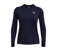 Under Armour Women's Tech Twist Long Sleeve Crew, (410) Midnight Navy / / White, Medium