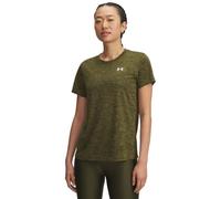 Under Armour Tech Twist Short Sleeve Womens 16 (XL) Green