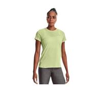 Under Armour Women's Tech Twist T-Shirt , Pale Olive (383)/Metallic Silver , X-Large