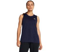 Under Armour Women's Tech Twist Tank Top, (410) Midnight Navy / / White, M