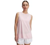 Under Armour Women's Tech Twist Tank Top, (647) Prime Pink / / White, L