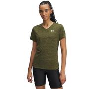 Under Armour Tech™ Twist V-Neck Short Sleeve Womens 16 (XL) Green