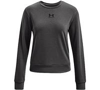 Under Armour Womens Rival Terry Crew Sweatshirt Size: Small, Colour: Grey