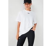 Under Armour Essential Oversize Short Sleeve T-shirt White XS Woman