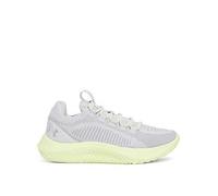 UNDER ARMOUR Womens Training Dynamic 2 Trainers - Grey, Halo Gray/Sonic Yellow, Size 3, Women Halo Gray/Sonic Yellow