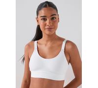 UNDER ARMOUR Womens Training Infinity Mid Bra, White, Size Xs, Women White