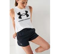 UNDER ARMOUR Womens Training Logo Tank, White, Size M, Women White