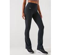 UNDER ARMOUR Womens Training Motion Flare Pants, Black / / White, Size M, Women Black / / White