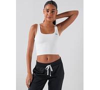 UNDER ARMOUR Womens Training Motion Tank, White, Size Xs, Women White