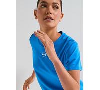 UNDER ARMOUR Womens Training Rival Core T-Shirt, Blue, Size Xs, Women Blue
