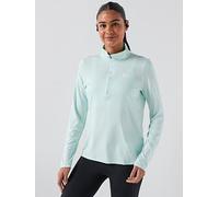 Under Armour Womens Tech Half Zip Top - Green - Size S