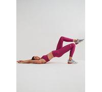 Under Armour Women's Tech Hi Ankle Leg, Super-Light Base Layer for Training and Sports, Women's Gym Leggings with Superior Coverage and Non-Slip Waistband,Fuchsia Dusk / / White,LG