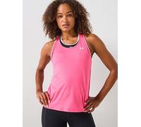 UNDER ARMOUR Womens Training Tech Knockout Tank, Super Pink / / White, Size M, Women Uper Pink / / White