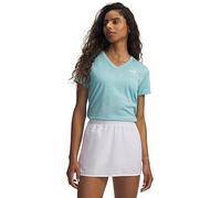 UNDER ARMOUR Womens Training Tech Short Sleeve V Neck T-Shirt, Blue, Size Xs, Women Blue