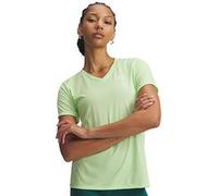 UNDER ARMOUR Womens Training Tech Short Sleeve V Neck T-Shirt, Green, Size S, Women Green