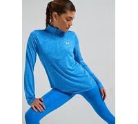 Under Armour Womens Tech Twist Half Zip T-Shirt - Blue - Size M