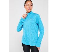 UNDER ARMOUR Womens Training Tech Twist 1/2 Zip Top, Ether Blue / / White, Size Xs, Women Ether Blue / / White