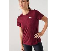 UNDER ARMOUR Womens Training Tech Twist T-Shirt - Burgundy, Burgundy, Size Xs, Women Burgundy