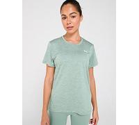UNDER ARMOUR Womens Training Tech Twist T-Shirt - Green, Silica Green / / White, Size S, Women Ilica Green / / White