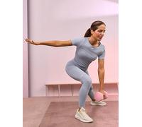 Under Armour Womens Vanish Elite Seamless Leggings Blue/White 10