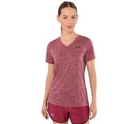 Under Armour Womens Twist V Neck Short Sleeve - Claret 16