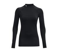Under Armour Women's UA Authentics Mockneck, Ultra-Warm Polo Neck Top for Women, Thermal Long Sleeve Running Top with Anti-Odour Technology