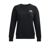 Under Armour Women's UA Essential Crew Fleece Tops, Black, LG, black, L