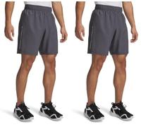 Under Armour Women's UA Fly by 3'' Shorts, Grey, 3XL (Pack of 2)