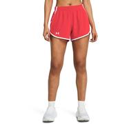 Under Armour Running Shorts Fly By 3in - Women's Red/White Size S