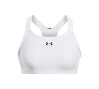 Under Armour Hg Armour High Support Sports Top White XS Woman