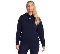 Under Armour Women's UA Rival Fleece Hoodie, Ultra-Soft Fleece Hoodie with Brushed Interior, Gym Hoodie with Kangaroo Pocket, Hooded Sweatshirt for Loungewear and Winter Warm Ups Midnight Navy