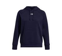 Under Armour Women's UA Rival Fleece Hoodie, Ultra-Soft Fleece Hoodie with Brushed Interior, Gym Hoodie with Kangaroo Pocket, Hooded Sweatshirt for Loungewear and Winter Warm Ups Midnight Navy