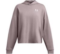 Under Armour Womens UA Rival Terry Hooded Neck Long Sleeve Sweatshirt in .Grey - Size 12 UK
